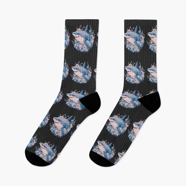 Item preview, Shark in flower designed and sold by AnimalsDH305.