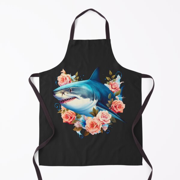 Item preview, Shark in flower designed and sold by AnimalsDH305.