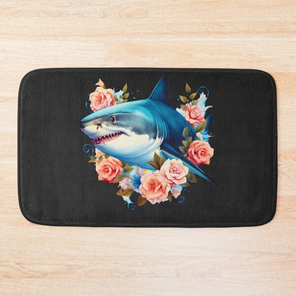 Item preview, Shark in flower designed and sold by AnimalsDH305.