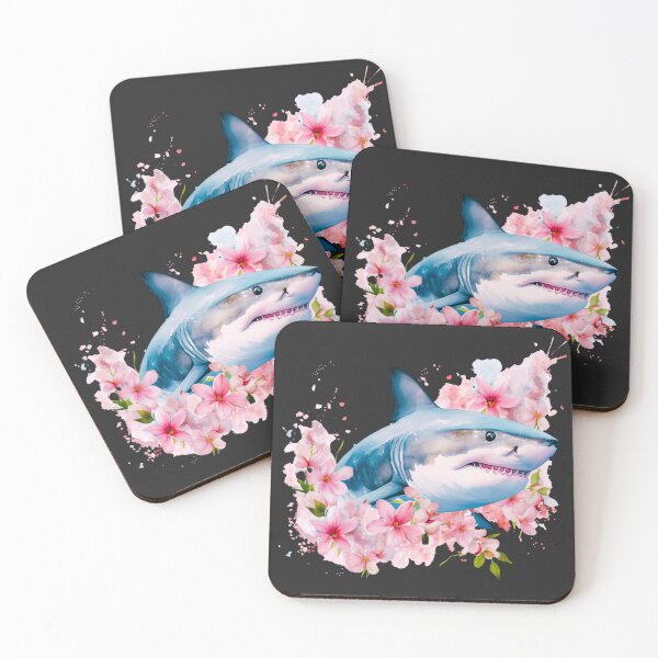 Item preview, Shark in flower designed and sold by AnimalsDH305.