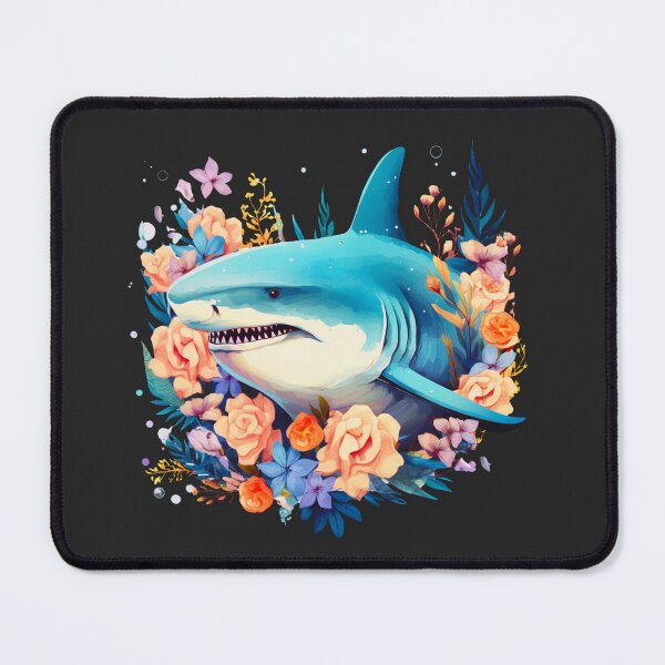 Item preview, Shark in flower designed and sold by AnimalsDH305.