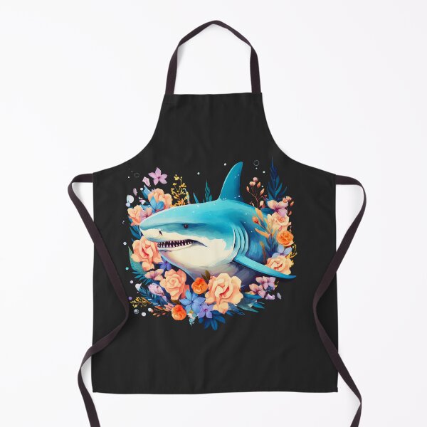 Item preview, Shark in flower designed and sold by AnimalsDH305.