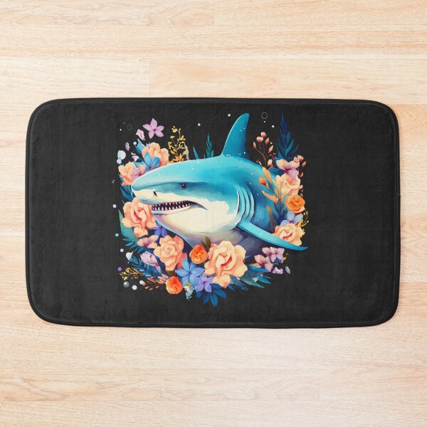 Item preview, Shark in flower designed and sold by AnimalsDH305.