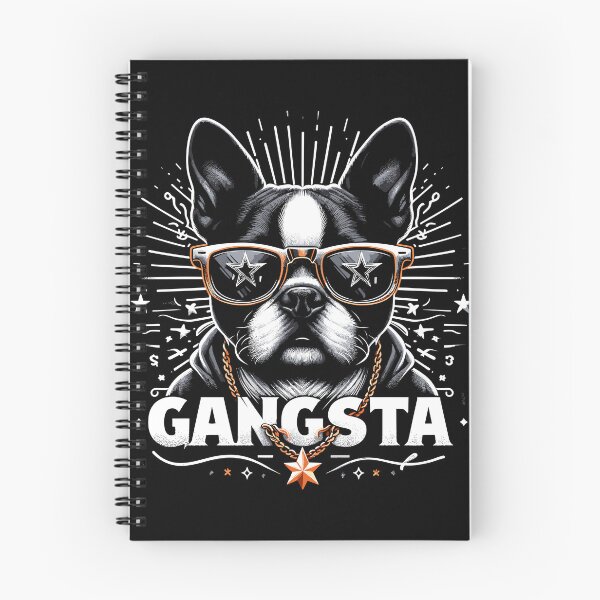 Item preview, Boston Terrier Gangsta Gangster Dog Gift designed and sold by Pineapple-Tree.