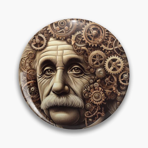 Item preview, Albert Einstein Steampunk  designed and sold by sevenmountains.