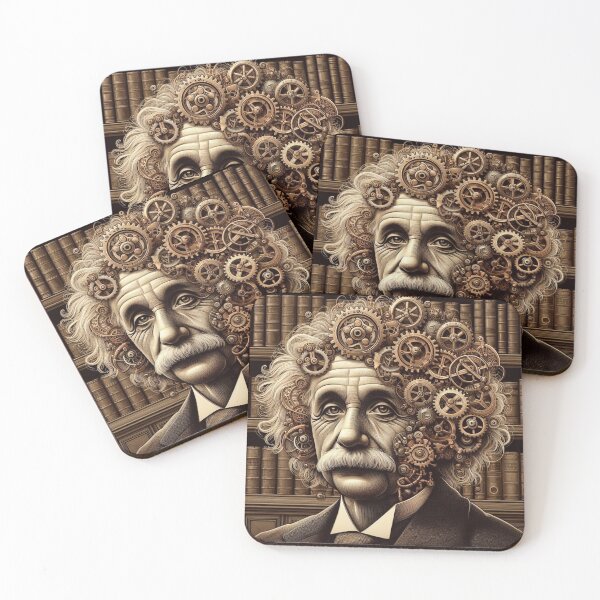 Item preview, Albert Einstein Steampunk  designed and sold by sevenmountains.