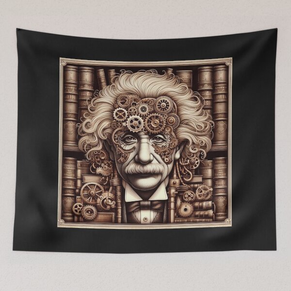 Item preview, Albert Einstein Steampunk  designed and sold by sevenmountains.