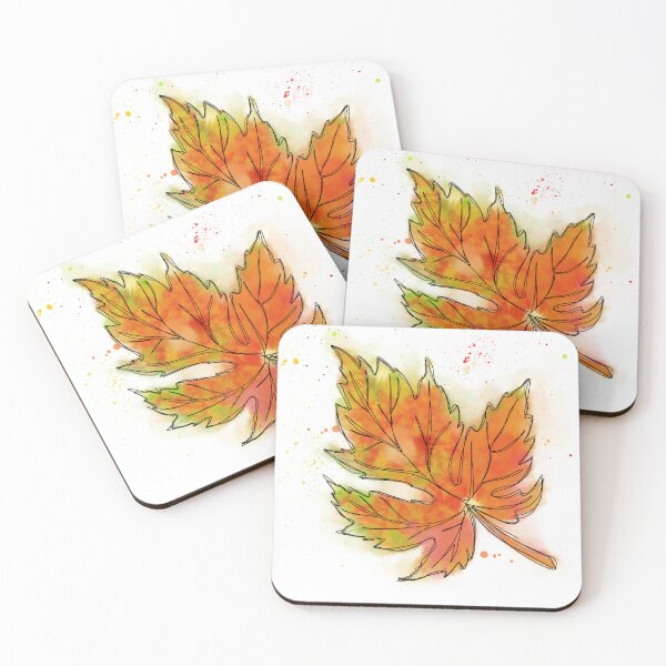 Item preview, Fall maple leaf designed and sold by MistyLakeArt.