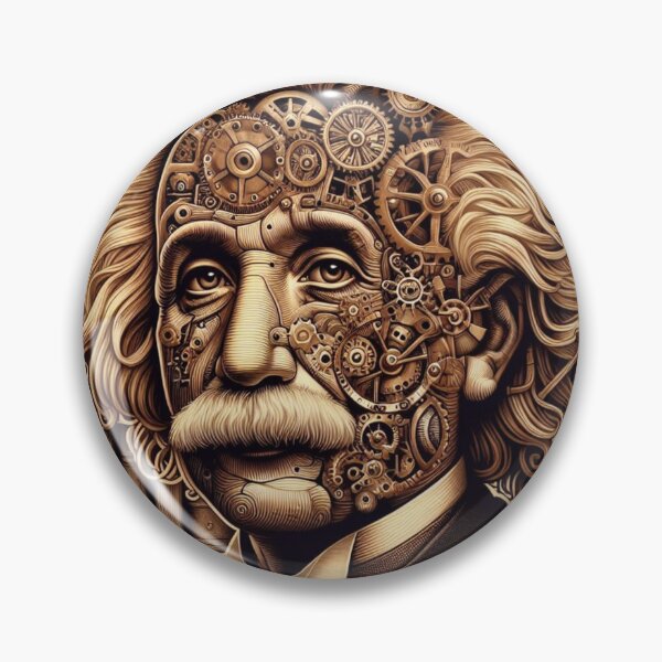 Item preview, Albert Einstein Steampunk  designed and sold by sevenmountains.
