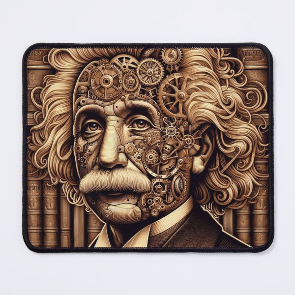 Item preview, Albert Einstein Steampunk  designed and sold by sevenmountains.