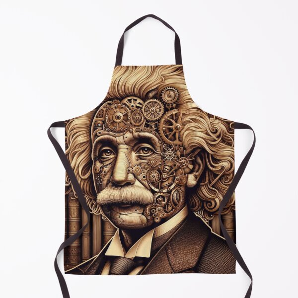 Item preview, Albert Einstein Steampunk designed and sold by sevenmountains.