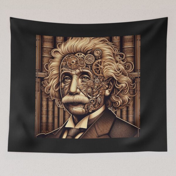 Item preview, Albert Einstein Steampunk  designed and sold by sevenmountains.