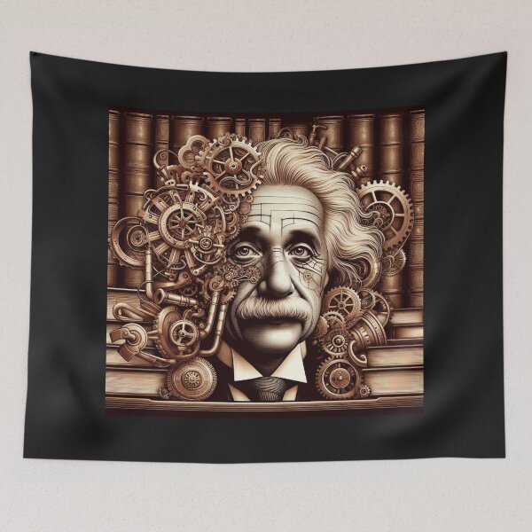 Item preview,  Albert Einstein Steampunk  designed and sold by sevenmountains.