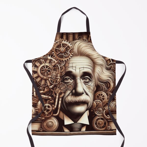 Item preview, Albert Einstein Steampunk designed and sold by sevenmountains.