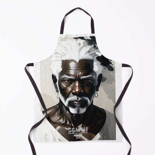 Item preview,  Handsome black silver grey White hair beard brother designed and sold by markyboyce247.