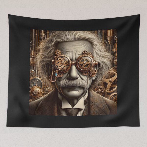 Item preview, Albert Einstein Steampunk  designed and sold by sevenmountains.