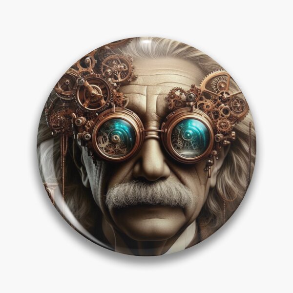 Item preview,  Albert Einstein Steampunk  designed and sold by sevenmountains.