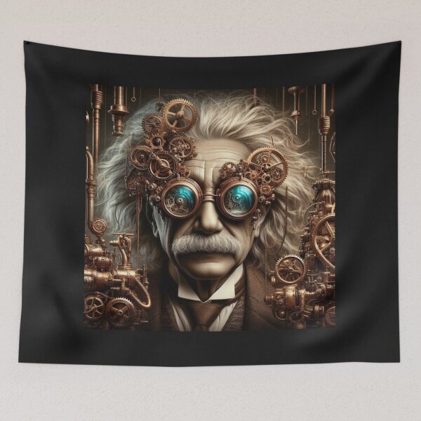 Item preview,  Albert Einstein Steampunk  designed and sold by sevenmountains.