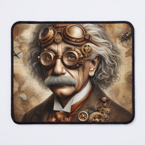 Item preview,  Albert Einstein Steampunk  designed and sold by sevenmountains.