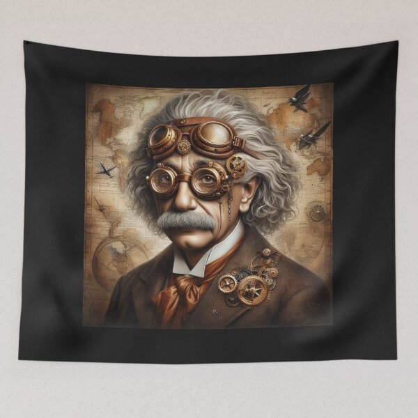 Item preview,  Albert Einstein Steampunk  designed and sold by sevenmountains.