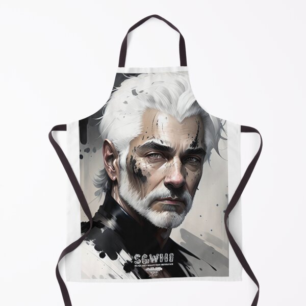 Item preview, Handsome white silver grey White hair beard brother designed and sold by markyboyce247.