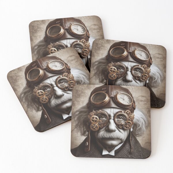 Item preview,  Albert Einstein Steampunk  designed and sold by sevenmountains.