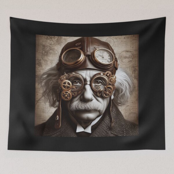 Item preview,  Albert Einstein Steampunk  designed and sold by sevenmountains.