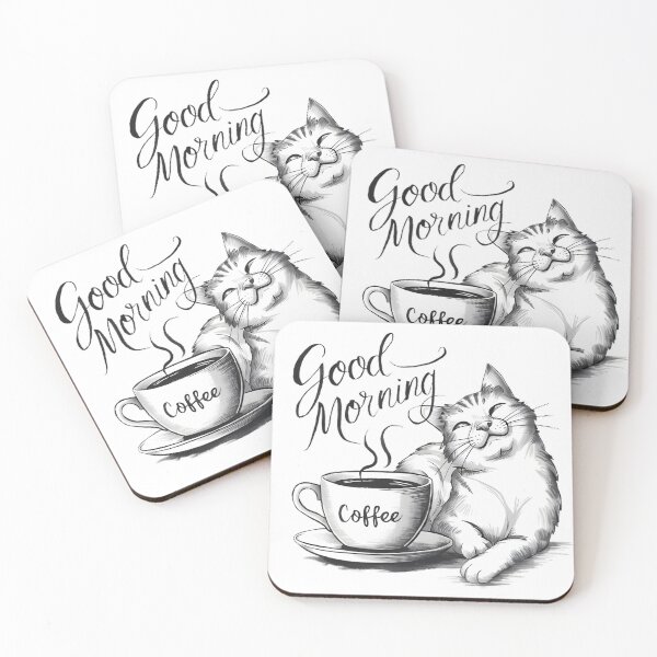 Item preview, Cozy Cats & Coffee Creations designed and sold by RebeccaRe.