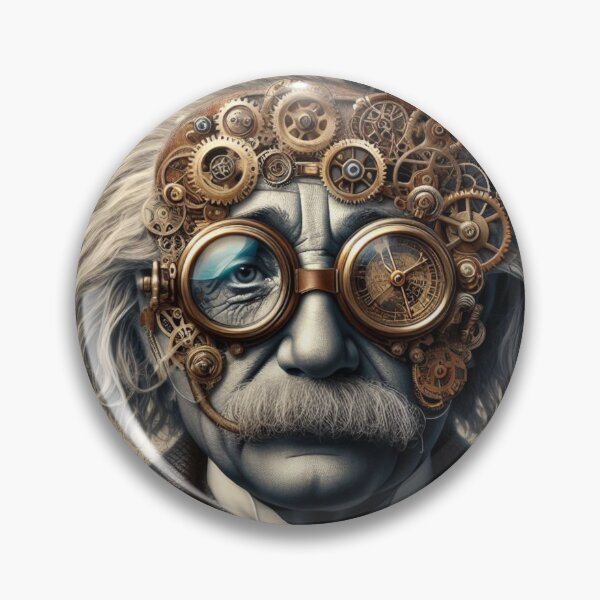 Item preview,  Albert Einstein Steampunk  designed and sold by sevenmountains.