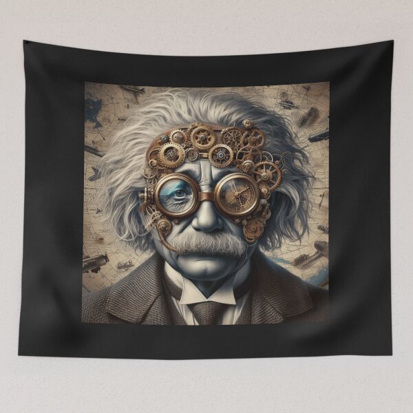 Item preview,  Albert Einstein Steampunk  designed and sold by sevenmountains.
