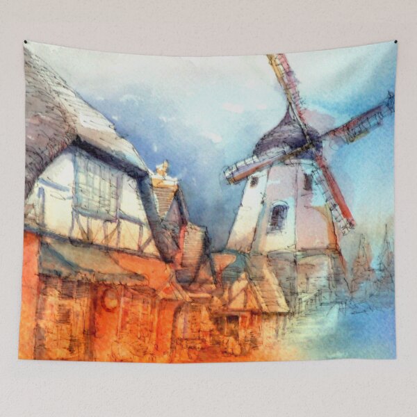 Item preview, windmills, solvang designed and sold by Gerardo Segismundo.