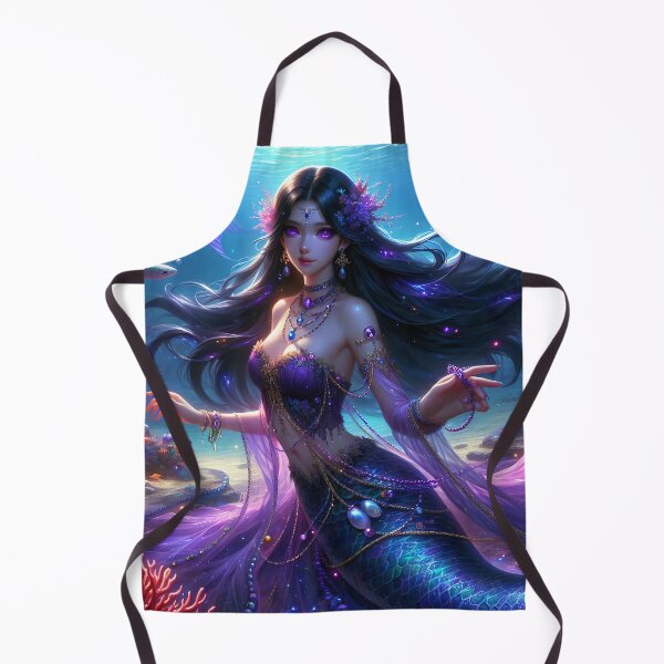 Item preview, Ashera - She Who Walks The Sea - Mermaid designed and sold by Mermaid's Whimsy.