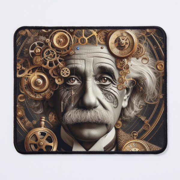 Item preview, Albert Einstein Steampunk designed and sold by sevenmountains.
