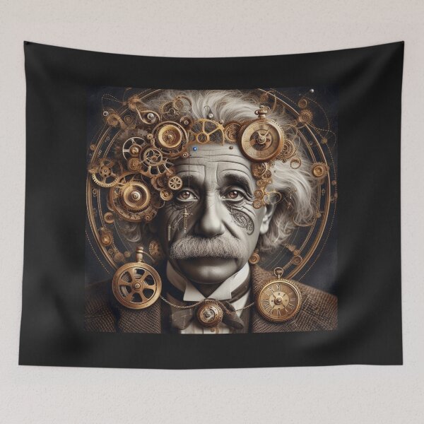 Item preview,  Albert Einstein Steampunk  designed and sold by sevenmountains.