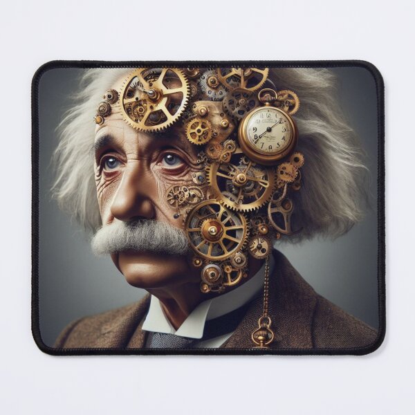 Item preview,  Albert Einstein Steampunk  designed and sold by sevenmountains.