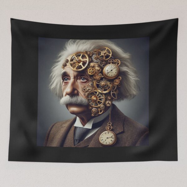 Item preview,  Albert Einstein Steampunk  designed and sold by sevenmountains.