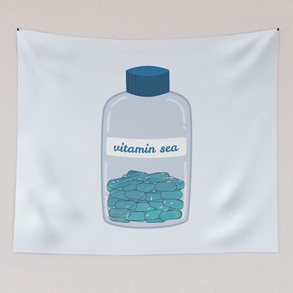 Item preview, Vitamin Sea Pill Bottle designed and sold by wonderxwander.
