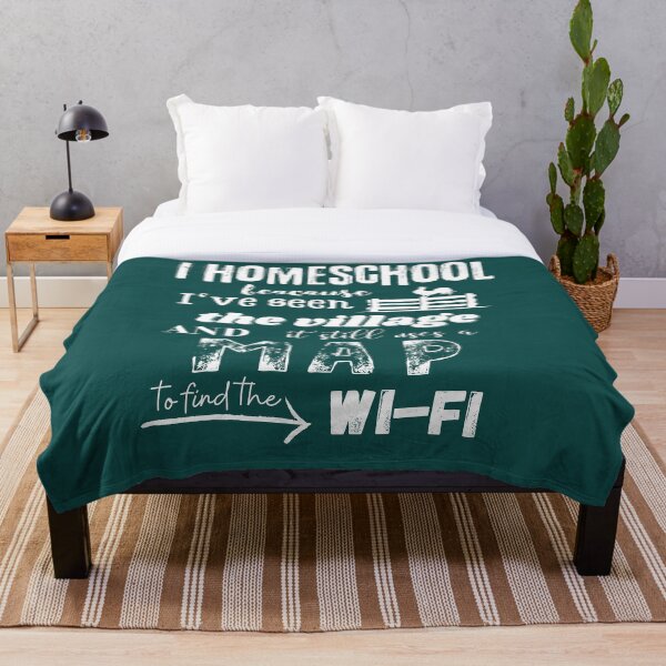 Item preview, I Homeschool Because I've Seen The Village,  Funny Gifts for Homeschool Mom/Dad, Unschooling Quotes designed and sold by Quincarrius.