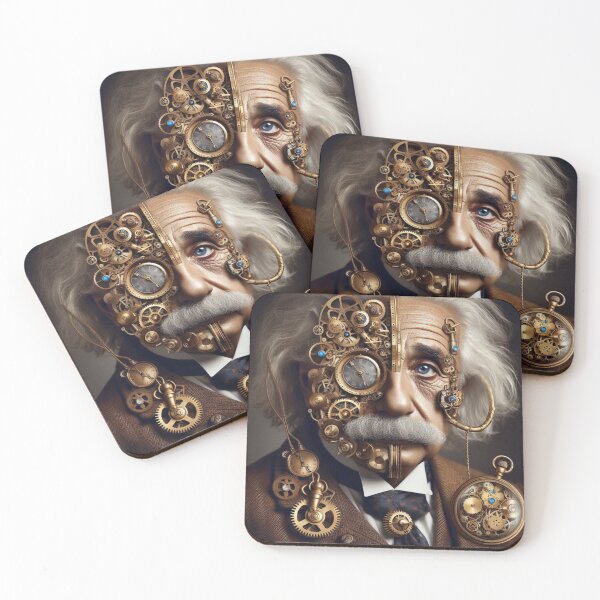 Item preview, Albert Einstein Steampunk  designed and sold by sevenmountains.