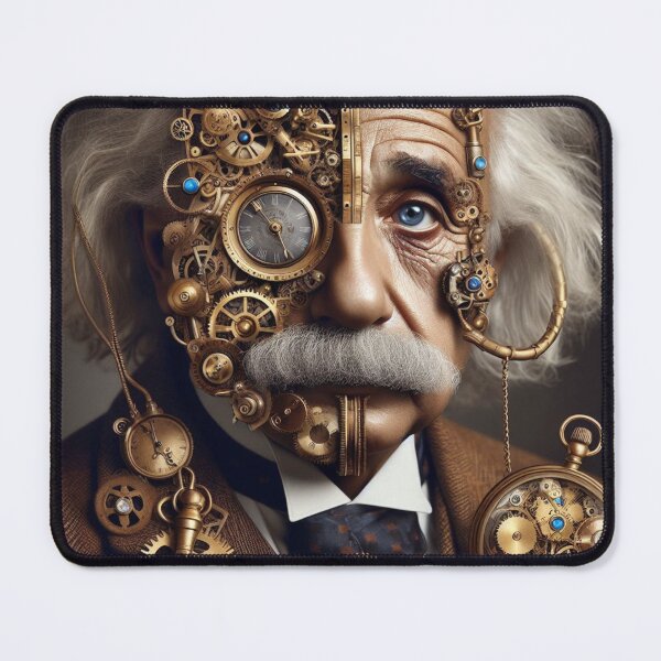 Item preview, Albert Einstein Steampunk designed and sold by sevenmountains.