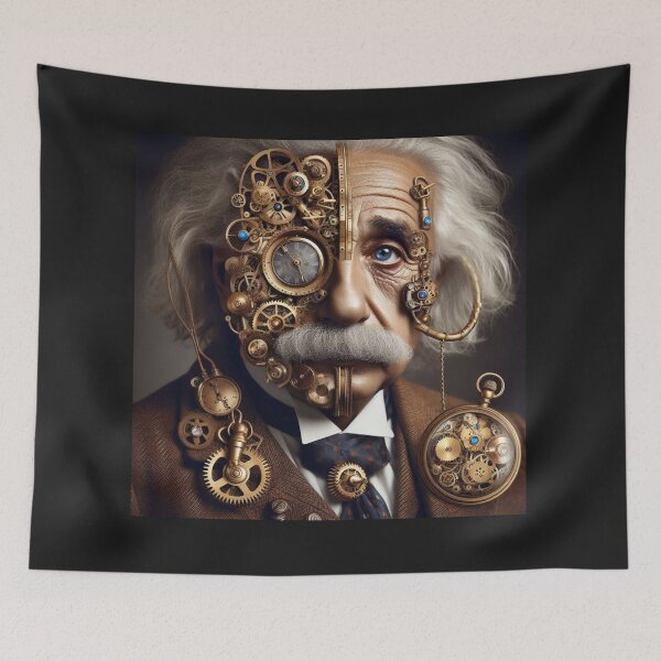 Item preview, Albert Einstein Steampunk  designed and sold by sevenmountains.
