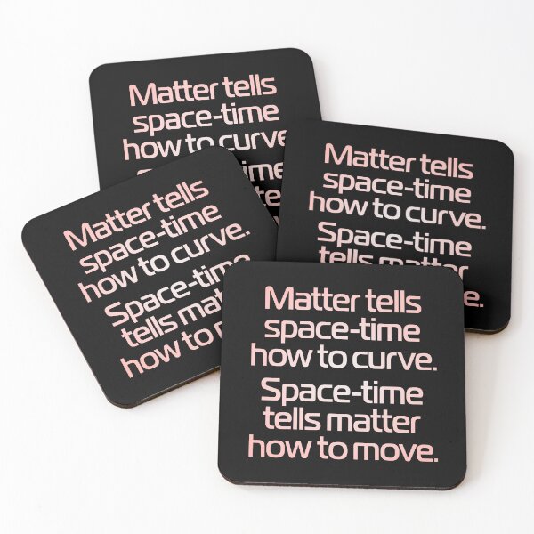 Item preview, Matter tells space-time how to curve. Space-time tells matter how to move. v.2 designed and sold by x1brett.
