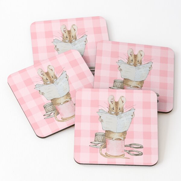 Item preview, Gingham Mouse | Children's Illustration  designed and sold by KittyStrand.
