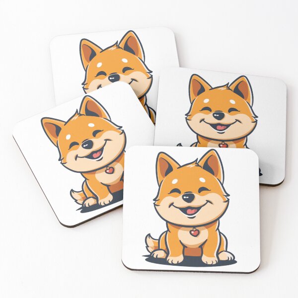 Item preview, Happy Cute Dogo designed and sold by NicolasGlowArt.