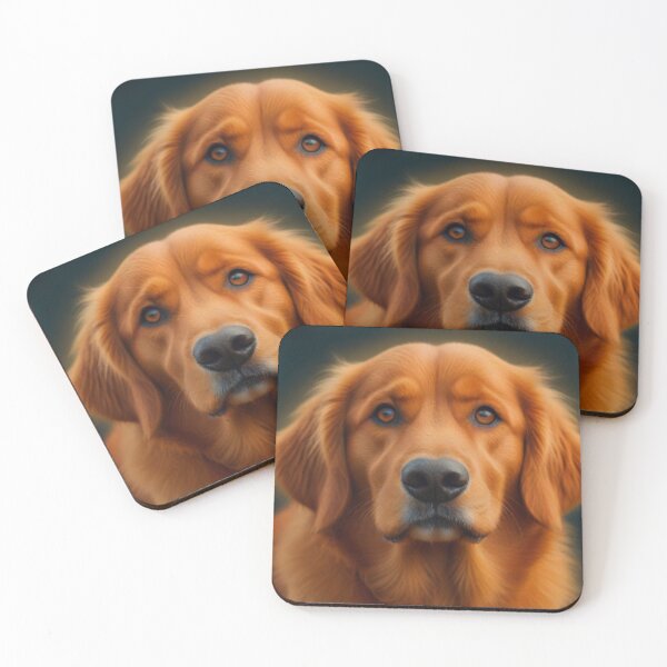 Item preview, Cute orange dog portrait designed and sold by mikaws.