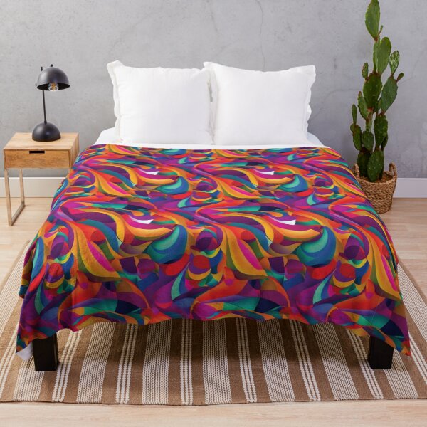 Item preview, Vivid abstract pattern designed and sold by Myriam Iart.