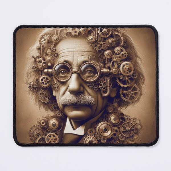 Item preview,  Albert Einstein Steampunk  designed and sold by sevenmountains.