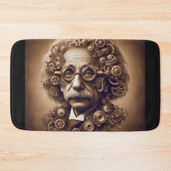 Item preview,  Albert Einstein Steampunk  designed and sold by sevenmountains.