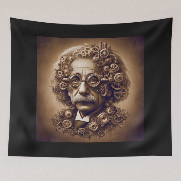 Item preview,  Albert Einstein Steampunk  designed and sold by sevenmountains.