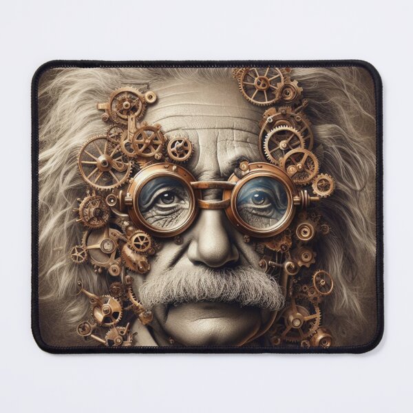 Item preview,  Albert Einstein Steampunk  designed and sold by sevenmountains.